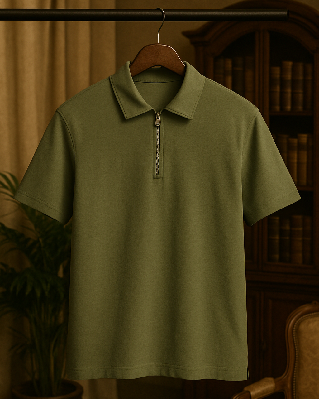 MMA Zip Polo T-Shirt