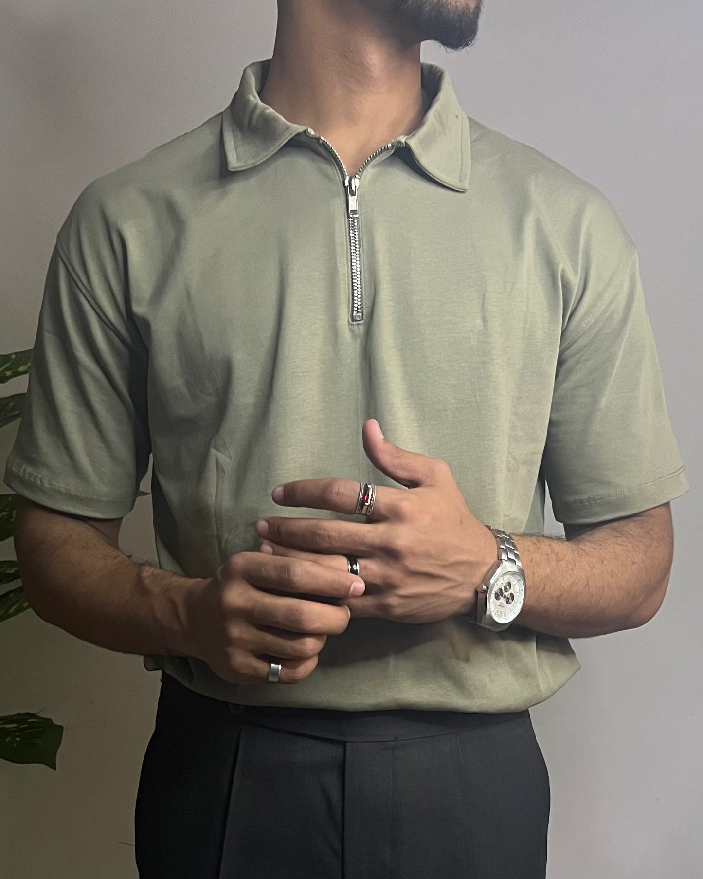 MMA Zip Polo T-Shirt